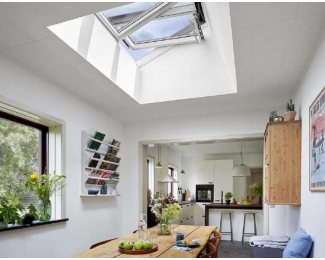 Ventana giratoria eléctrica Velux GGL 207021 laminado de seguridad