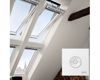 Ventana giratoria eléctrica Velux GGL 207021 laminado de seguridad