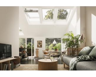 Ventana giratoria eléctrica Velux GGL 207021 laminado de seguridad