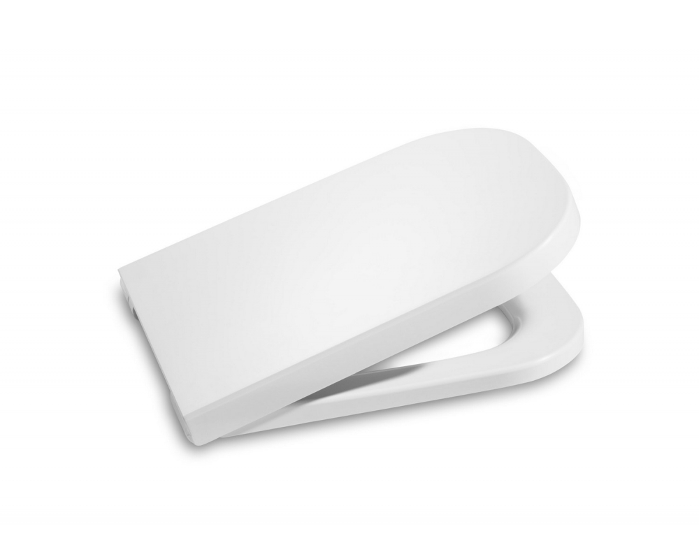 Asiento y tapa con amortiguador Roca The Gap Square Compact A80173200B
