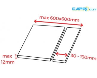 Máquina de corte para cerámica y mármol monofásica con disco Capri Cut