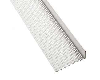 Perfil de ventilación de fachada de aluminio plegado a medida 2000x150mm