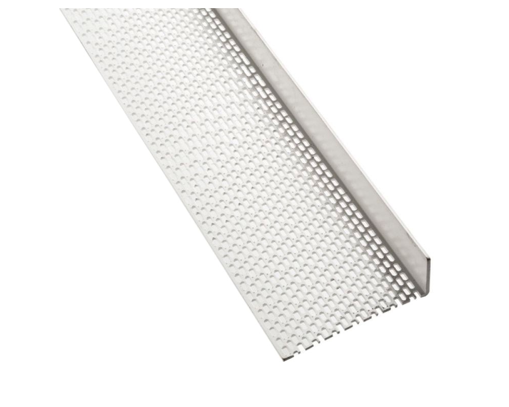 Perfil de ventilación de fachada de aluminio plegado a medida 2000x150mm