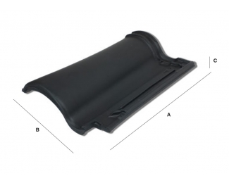 Teja La Escandella mixta grande 10,5 roja