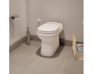 Inodoro con triturador incorporado Dual Flush SFA Sanicompact ELITE