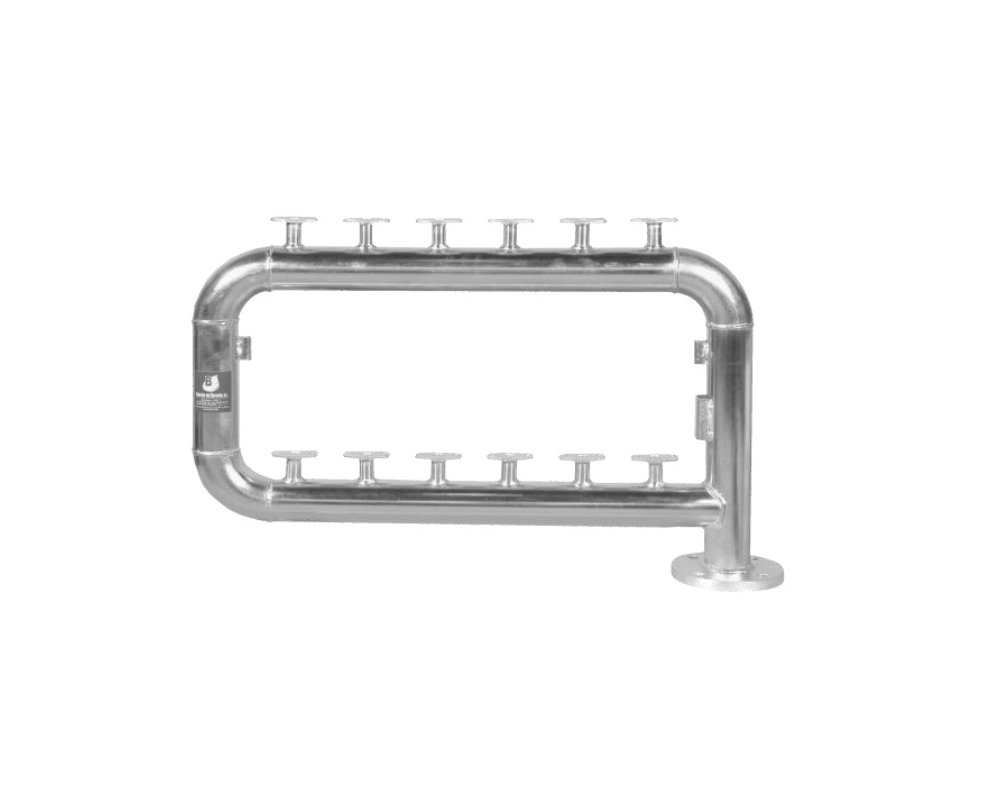 Baterías acero galvanizado circuito cerrado 2 filas