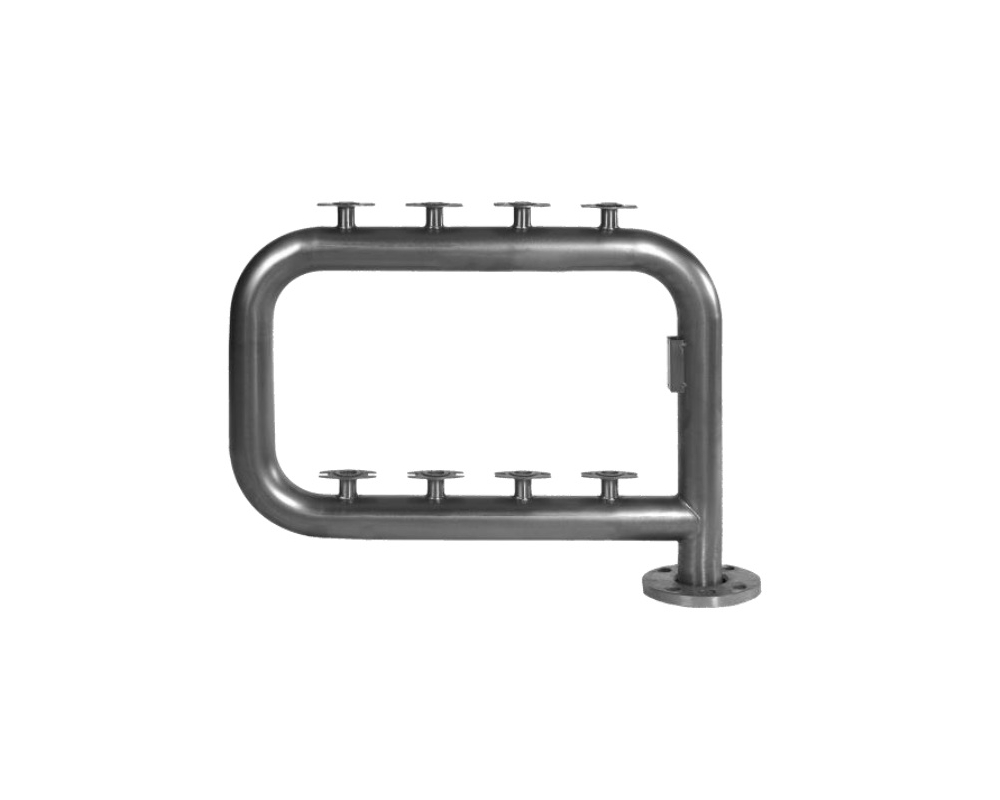 Baterías acero inoxidable circuito cerrado 2 filas