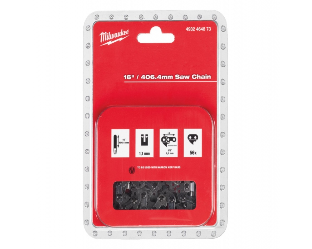 Cadena para motosierra 40cm Milwaukee 4932464873