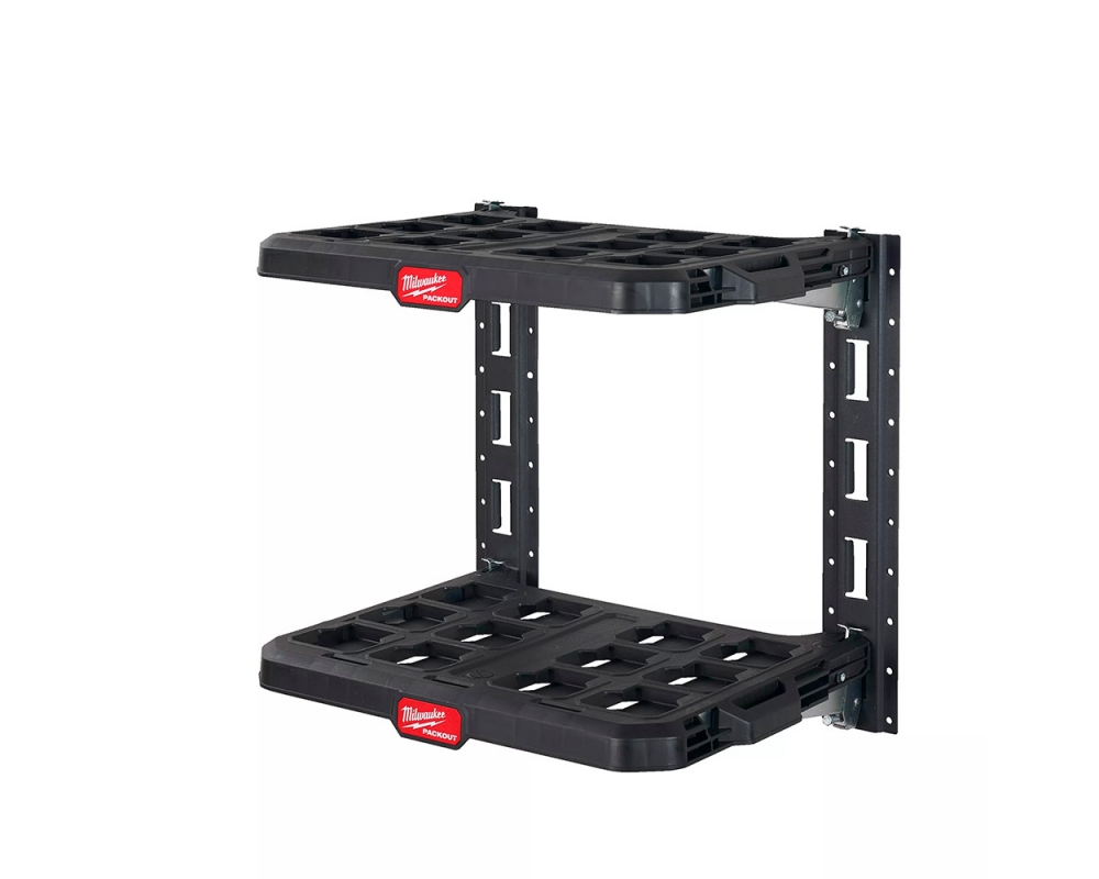 Rack de montaje Packout (2 estantes + E-Track) Milwaukee 4932472127