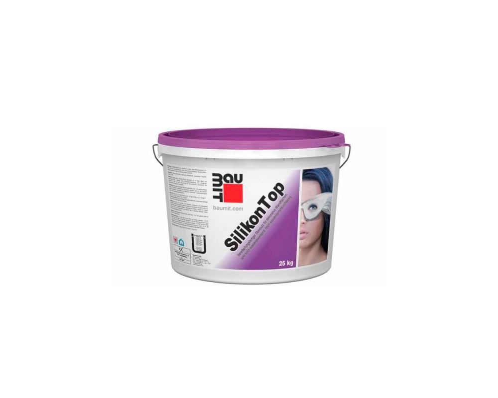 Revoco de acabado Baumit SilikonTop Kratz 1,5mm cubo 25kg color 0188