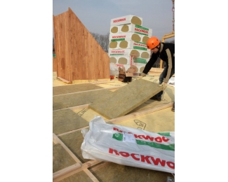 Panel rígido de lana de roca 1200x600x50mm Rockwool Rockciel (paquete 4,32m²)