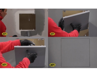 Trampilla de inspección para pared 13mm 400x400mm Placafix CY13 MM