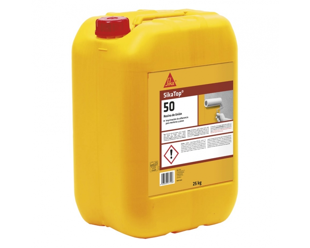 Imprimación de adherencia para morteros y yesos SikaTop 50 garrafa 25kg
