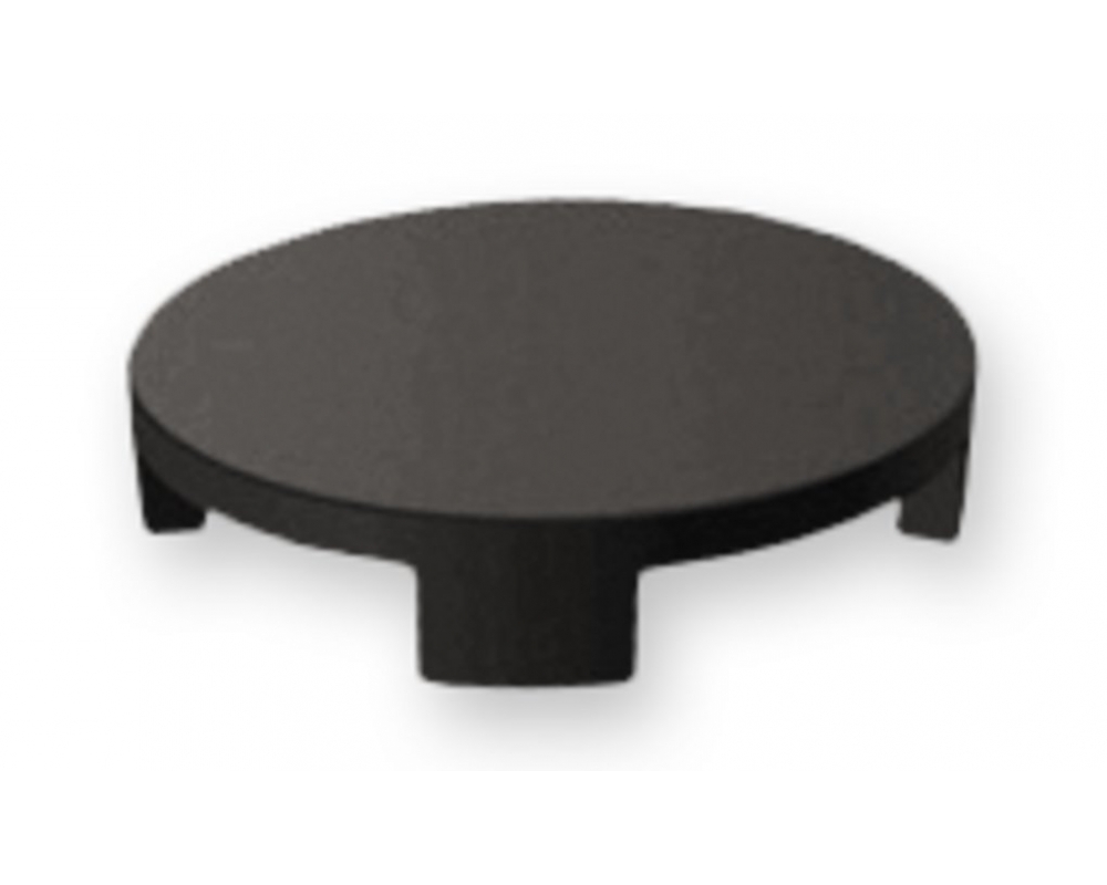 Tapa salida de humos Cobert Lógica Plana ébano