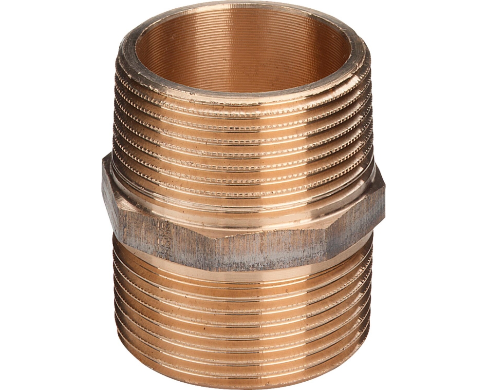 Niple rosca doble bronce Viega 3280