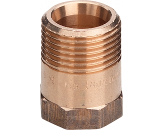 Boquilla de empalme de bronce Viega 3243