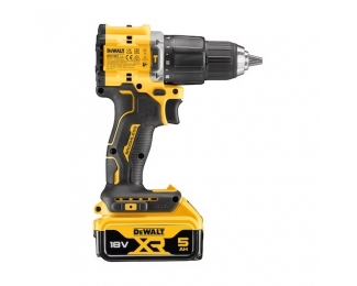 Taladro percutor XR 18V con 2 baterías Li-Ion 5Ah y maletín TSTAK Dewalt DCD100YP2T-QW