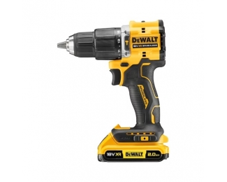 Taladro percutor XR 18V con 2 baterías Li-Ion 2Ah y maletín TSTAK Dewalt DCD100YD2T-QW