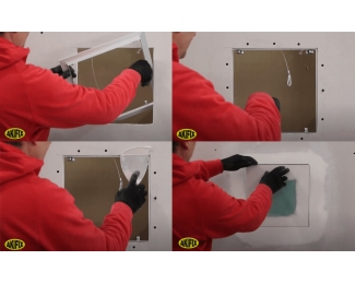 Trampilla de inspección para pared 15mm 400x400mm Placafix CY15 MM