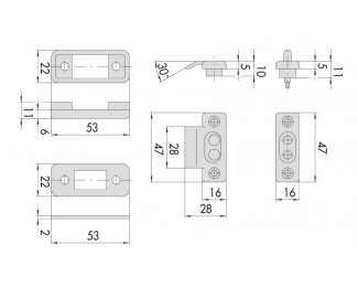 Juego contactores eléctricos Cisa 06511.00.0