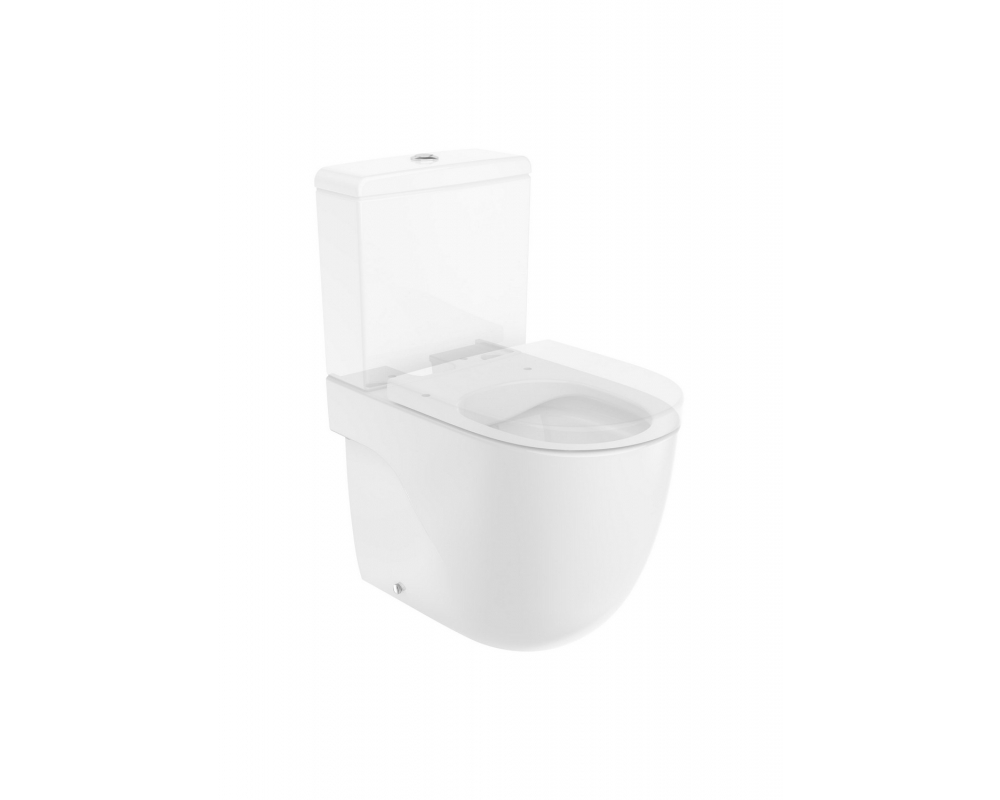 Taza con salida dual Rimless Roca Meridian 34224L000