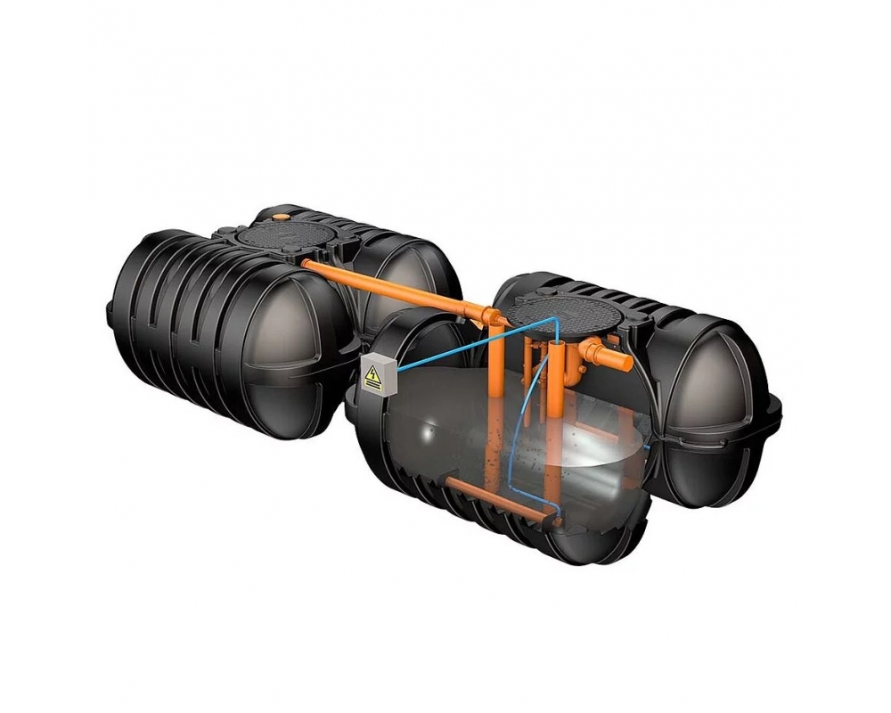 Depuradora de aguas residuales domésticas para grandes colectividades Roth MicroStar Twinbloc