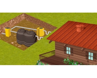 Fosa séptica grupo depurador con filtro biológico C.F.F.