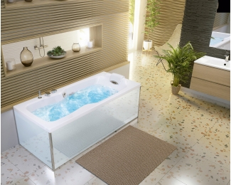 Faldones de acabado cristal para bañera Kinedo