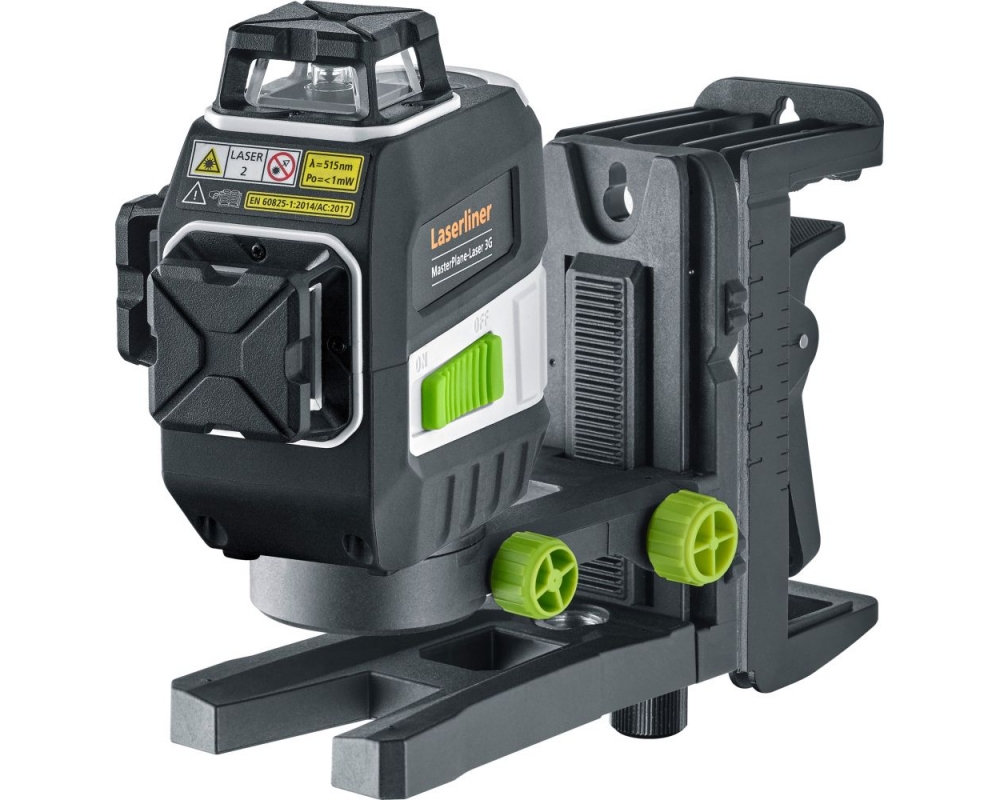 Láser tridimensional con círculo horizontal y dos verticales Laserliner MasterPlane-Laser 3G Plus