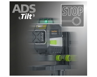 Láser tridimensional con círculo horizontal y dos verticales Laserliner MasterPlane-Laser 3G Plus