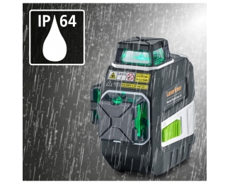 Láser tridimensional con círculo horizontal y dos verticales Laserliner MasterPlane-Laser 3G Plus