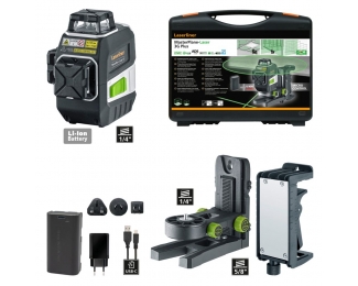 Láser tridimensional con círculo horizontal y dos verticales Laserliner MasterPlane-Laser 3G Plus