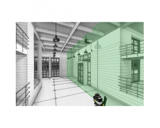 Láser tridimensional con círculo horizontal y dos verticales Laserliner MasterPlane-Laser 3G Plus