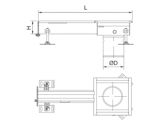 Canal ranurado ACO MOD20 AISI304 L500 H120 D142