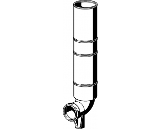 Codo de descarga Viega 8580.16