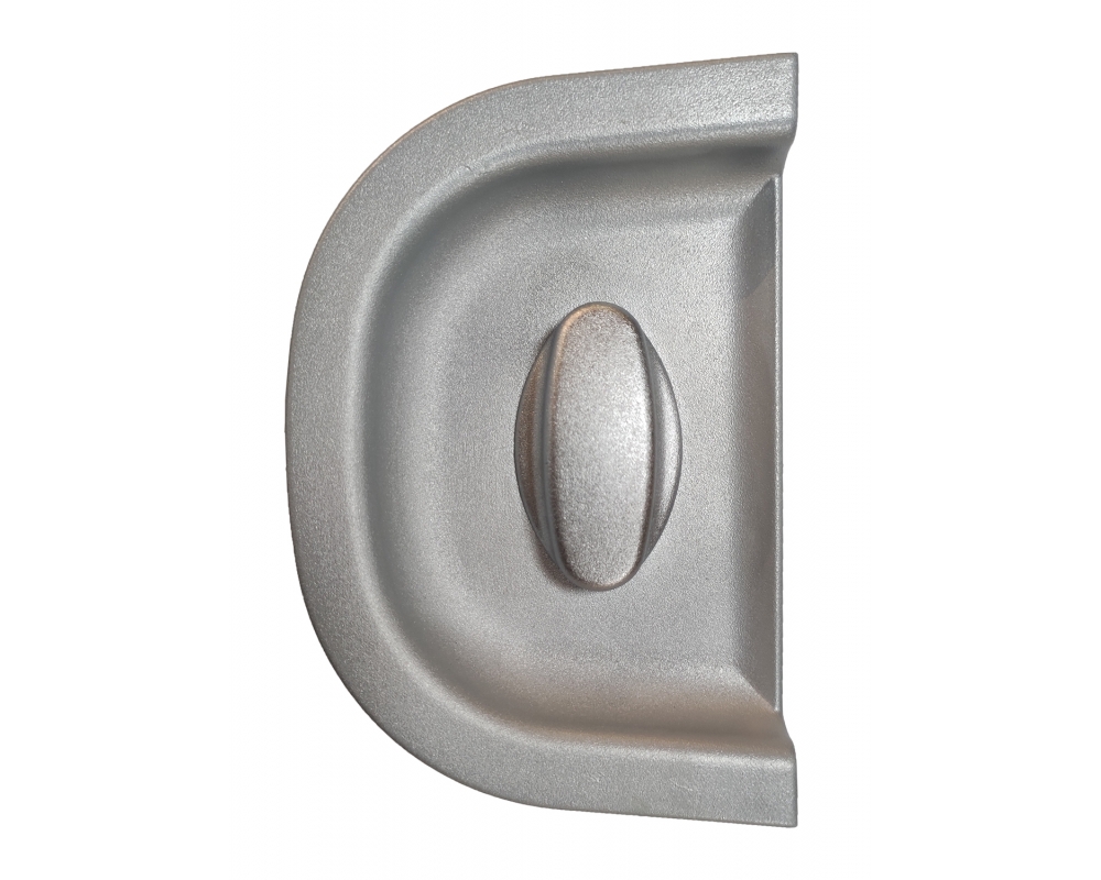 Tirador sin cerradura Krona Luna 154 cromo satinado