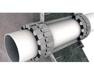 Collarín intumescente resistente al fuego Promat Promastop UCE banda 2250x12x50mm