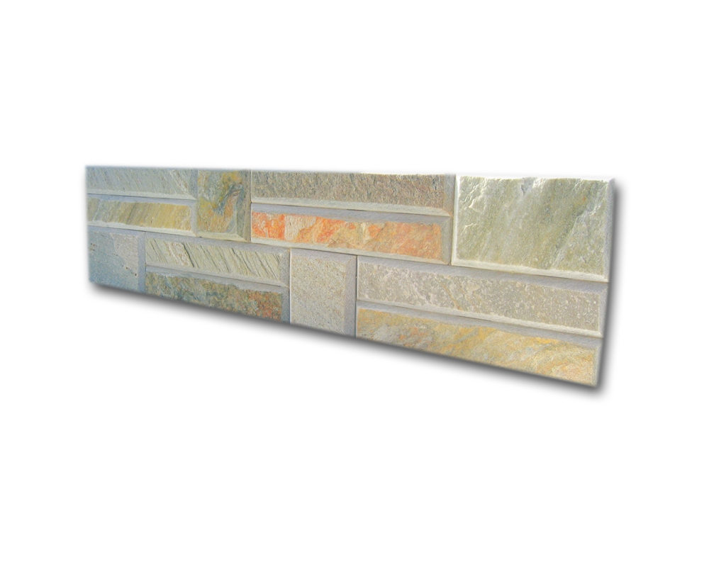 Loseta castellana Cuarcita Multicolor 61x15,2 (caja 7 piezas 0,65m²)