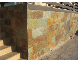 Piedra pizarra Verde Multicolor