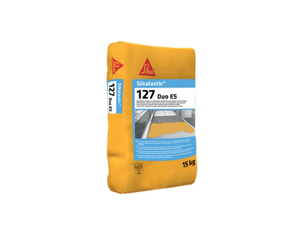 Revestimiento cementoso impermeable flexible Sikalastic 127 Duo ES