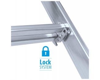 Escalera aluminio doble extensión manual 9x2 KTL 23 129 009