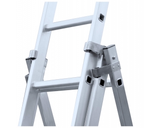 Escalera aluminio triple con base 9x3 KTL 23 237 009