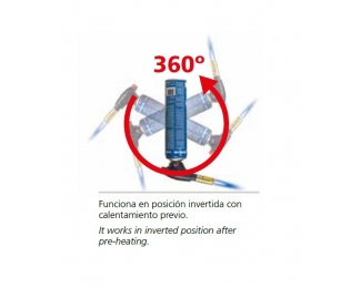 Soplete línea Segofire con cartucho BTP 300 Super Ego 3555500