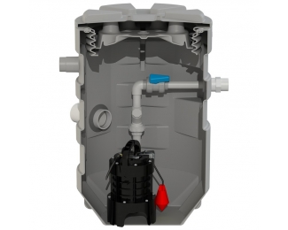 Estación de bombeo a sotrerrar para aguas residuales SFA Sanifos 280 Vortex monofásico