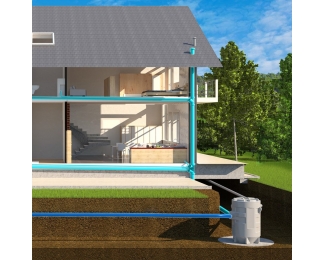Estación de bombeo a sotrerrar para aguas residuales SFA Sanifos 280 Vortex monofásico