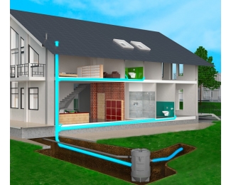 Estación de bombeo a sotrerrar para aguas residuales SFA Sanifos 280 Vortex monofásico