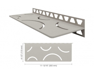 Estante de diseño Curve Schlüter Shelf W S1 D6