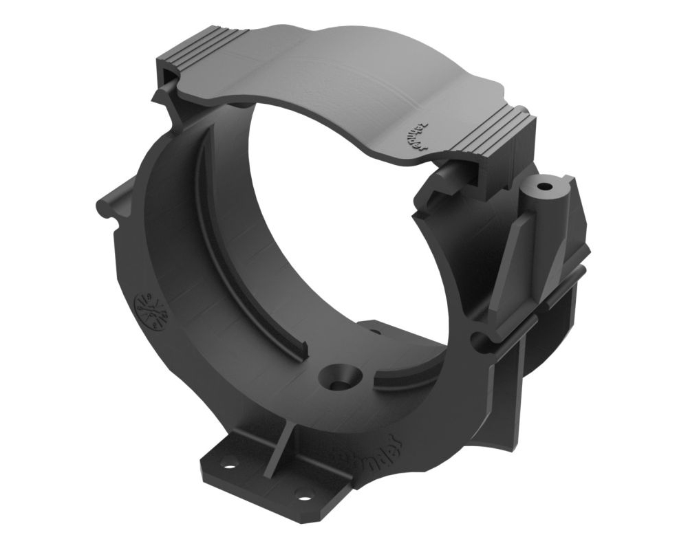 Grapa fijación superfície para ComfoTube Ø75mm Zehnder ComfoFix (bolsa 10 uds.)