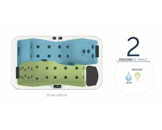 SPA minipiscina hidromasaje 2 plazas Kinedo Aral A200