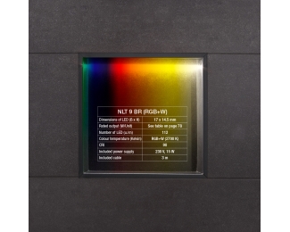 Sets de hornacinas con iluminación LED y sistema de control Schluter KERDI-BOARD-NLT-BR